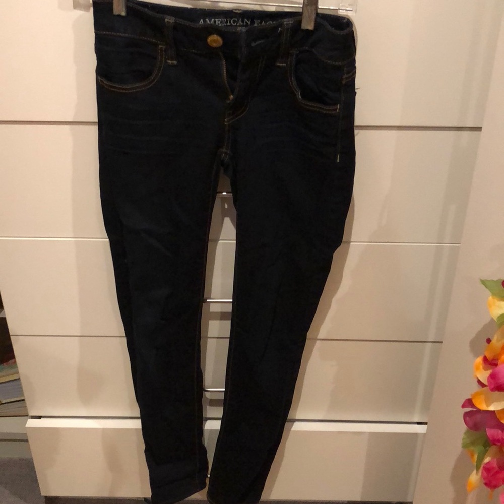Dark blue jeggings